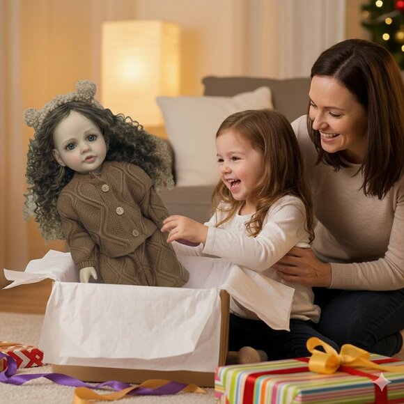 55 cm Babylistic Soft Silicone Vinyl Talking Reborn Doll - Picture 9 of 10